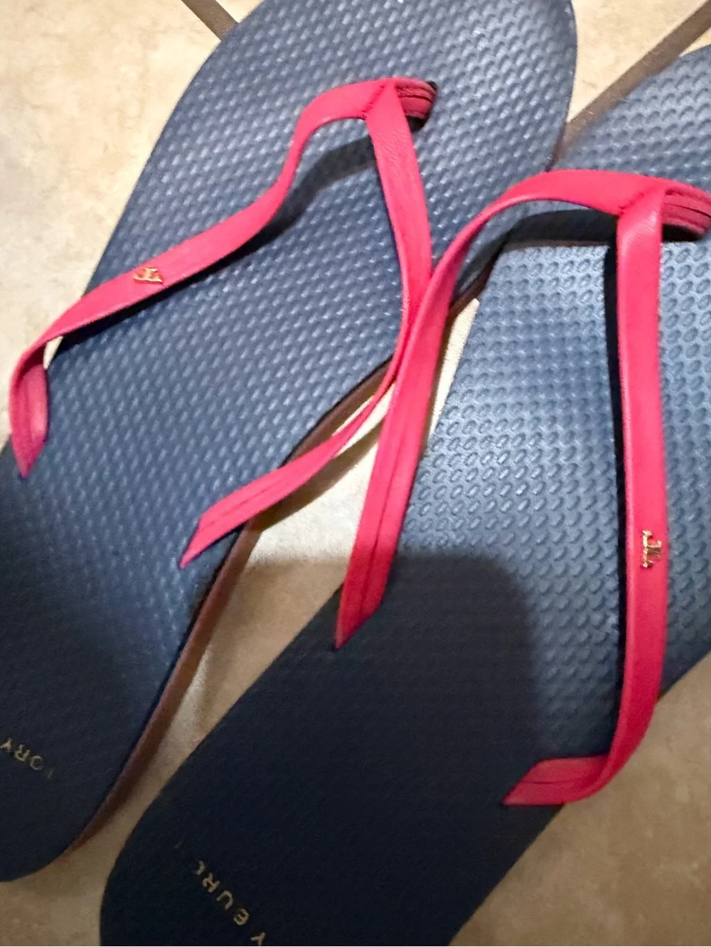 Tory Burch flip flops size 9